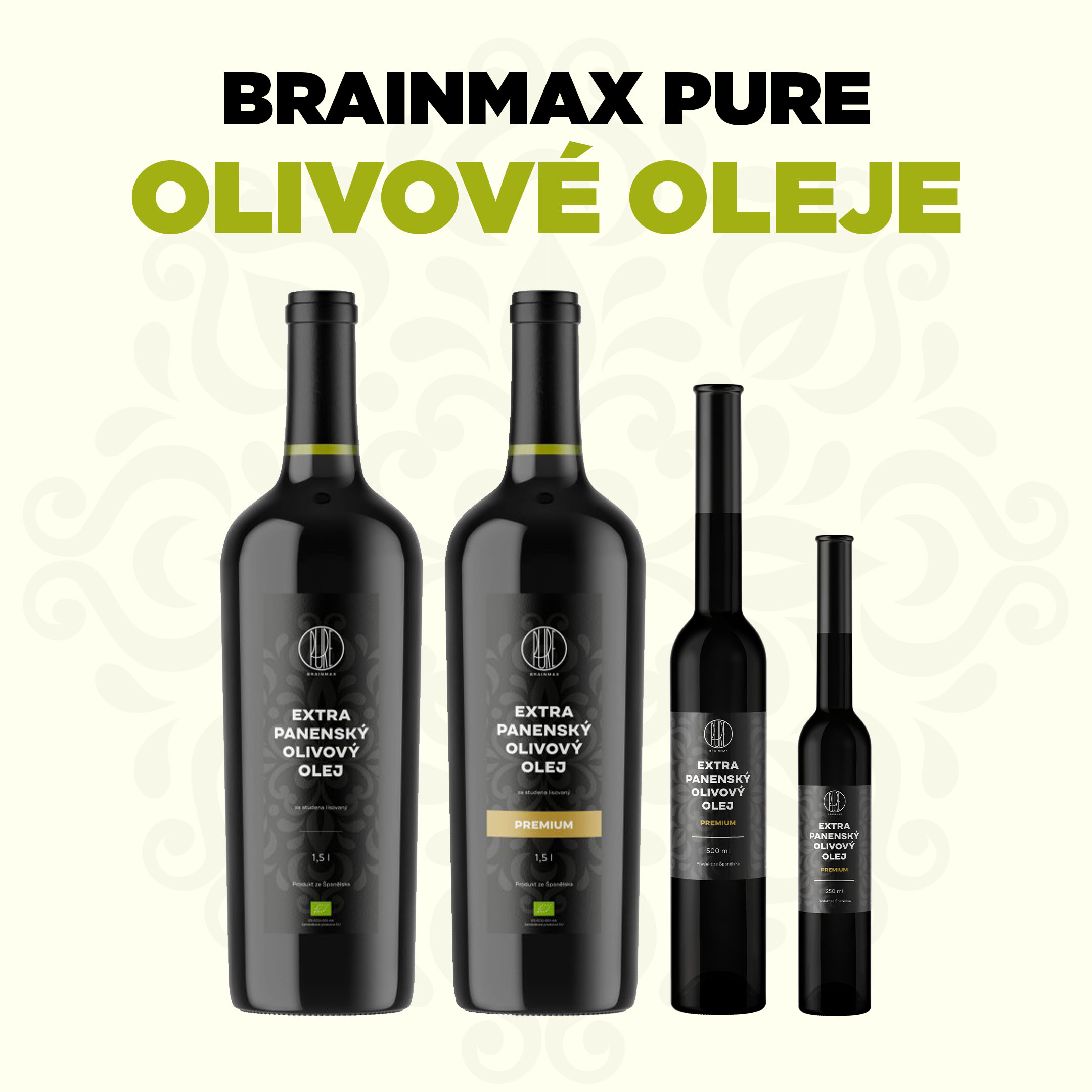 BrainMax Pure olivové oleje