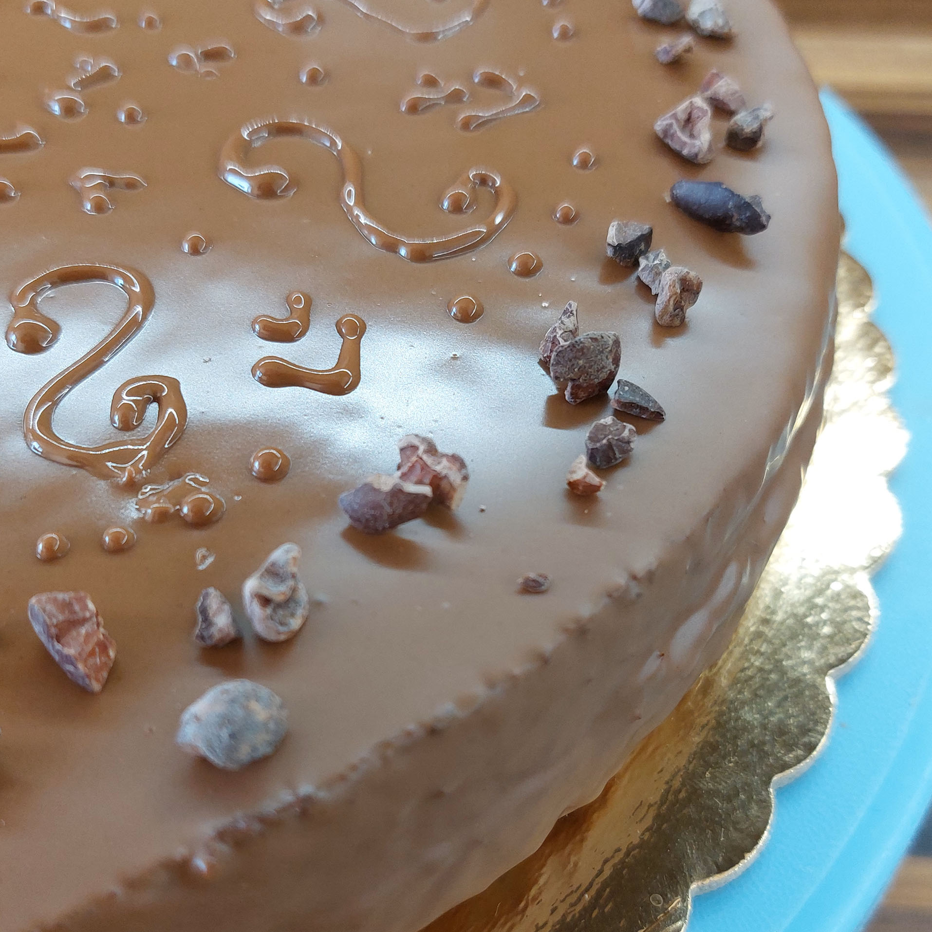 Cuketová čokoládová torta