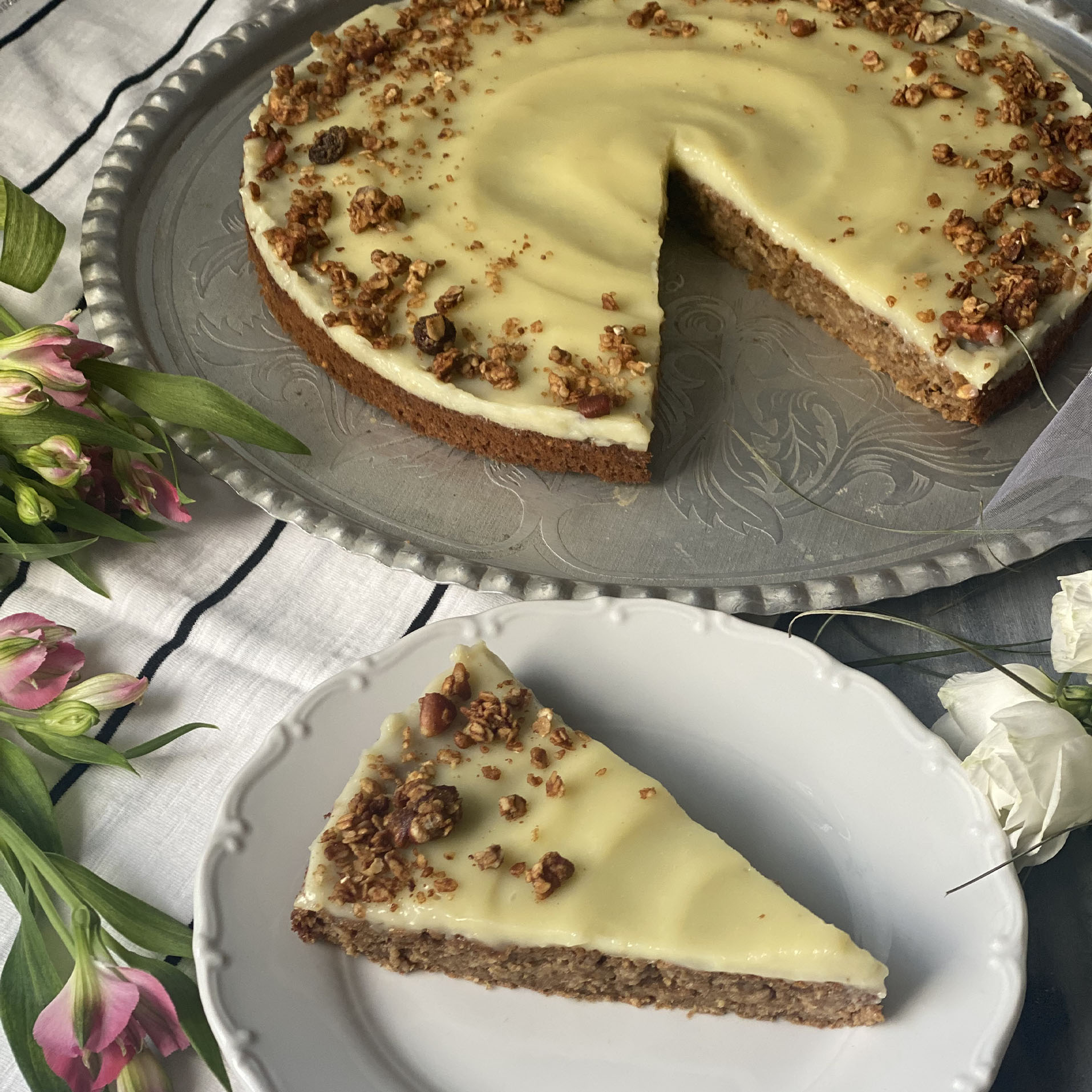 Škoricový koláč s kokosovým mliekom