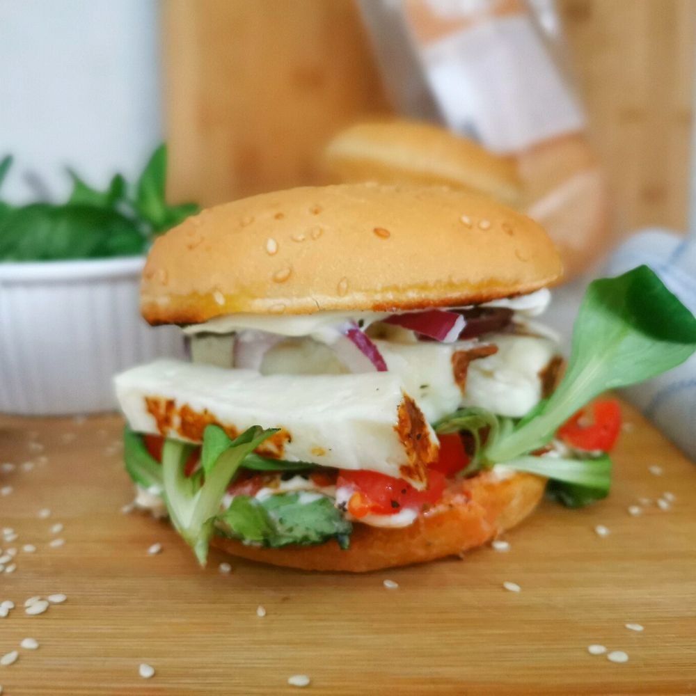 Halloumi burger