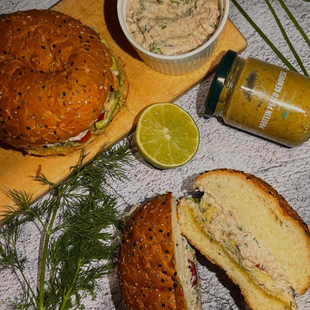 Tuniaková žemľa plná bielkovín