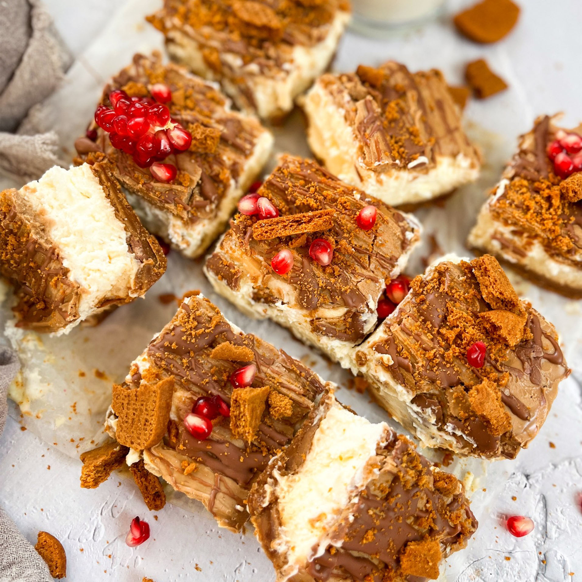 Nepečený lotus cheesecake