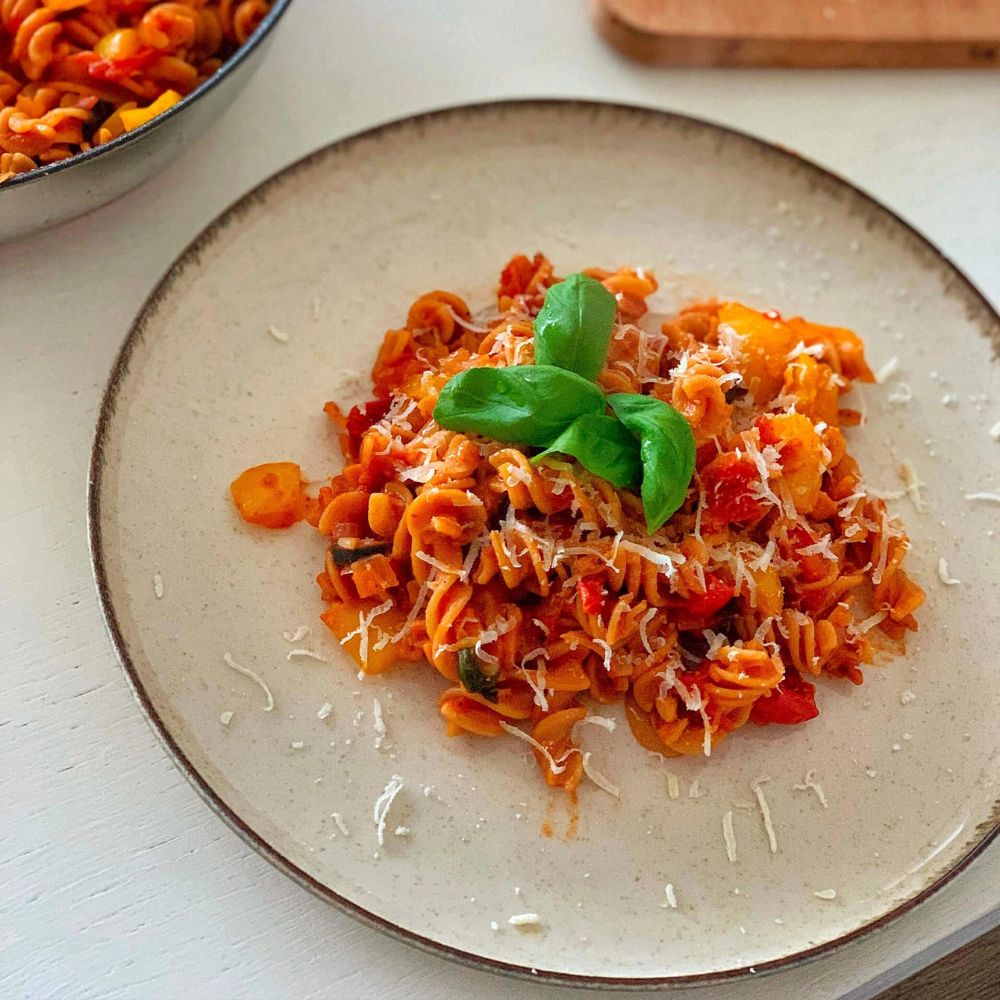 Cestoviny z červenej šošovice