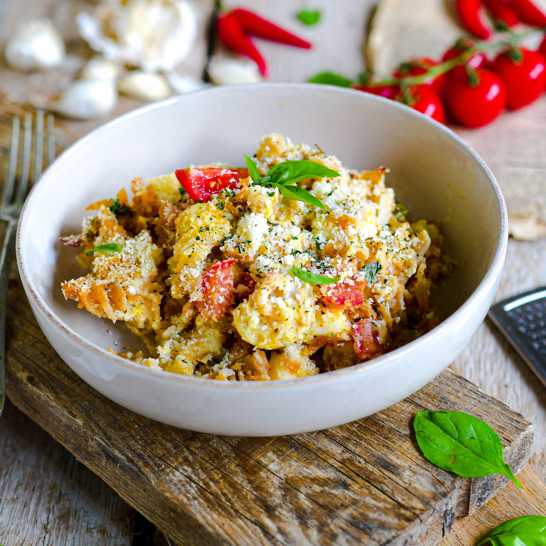 Zapečené cestoviny so syrom