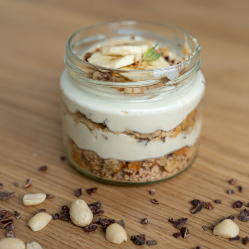 Arašidový cheesecake do pohára