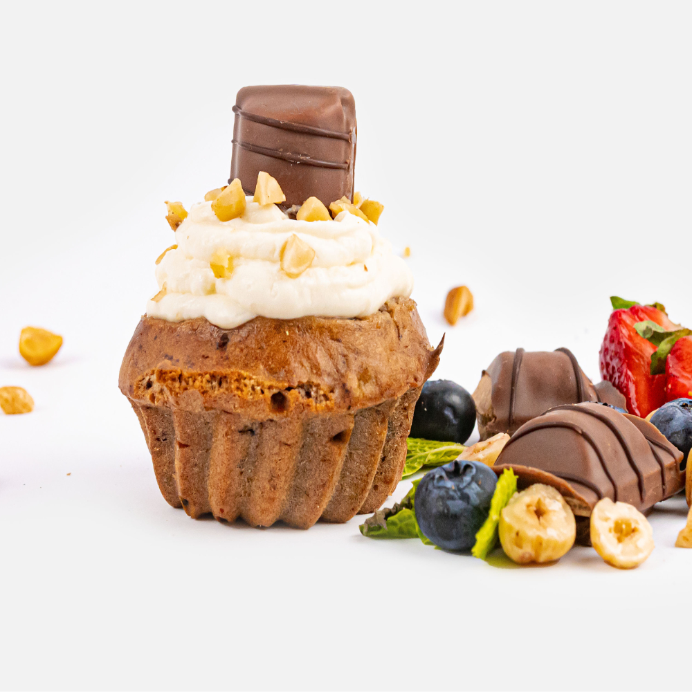 Lieskovoorieškové cupcakes s mascarpone