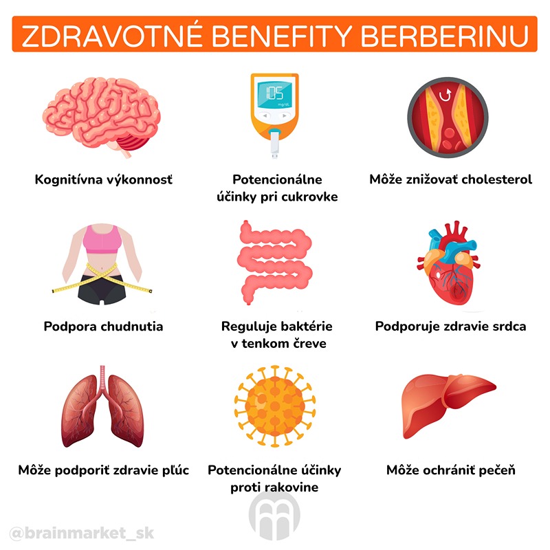 Berberin - na diabetes aj tráviace problémy