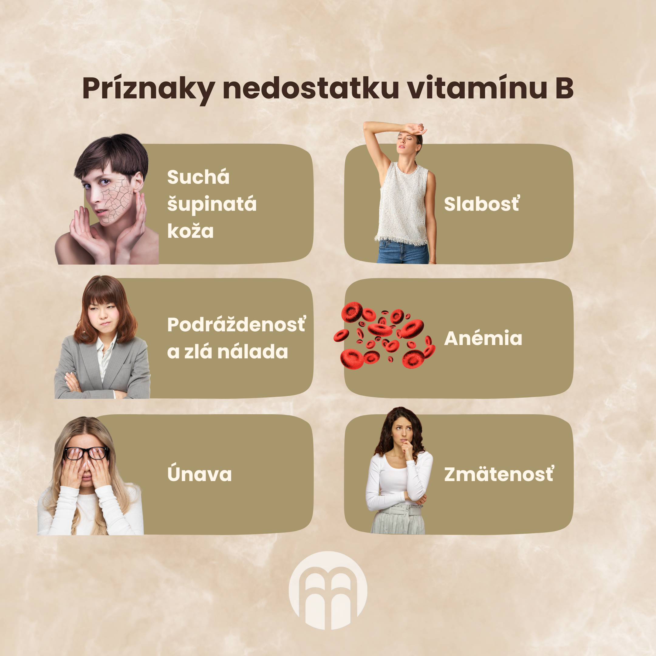 Príznaky nedostatku vitamínu B