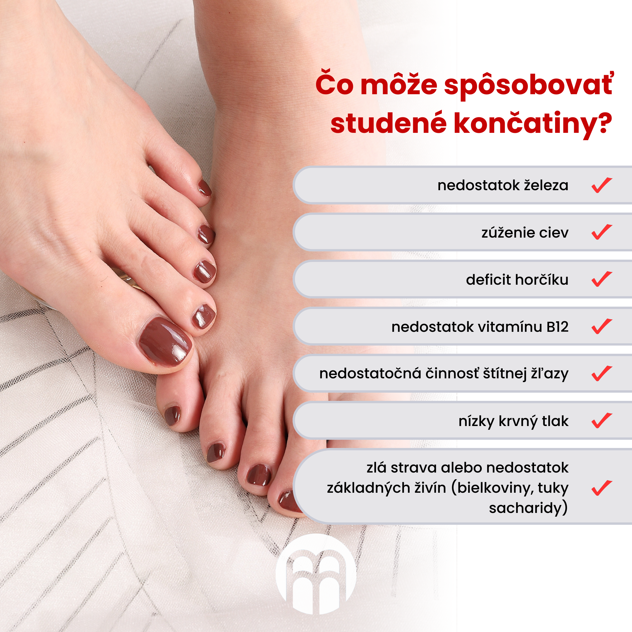 Co může způsobovat studené končetiny