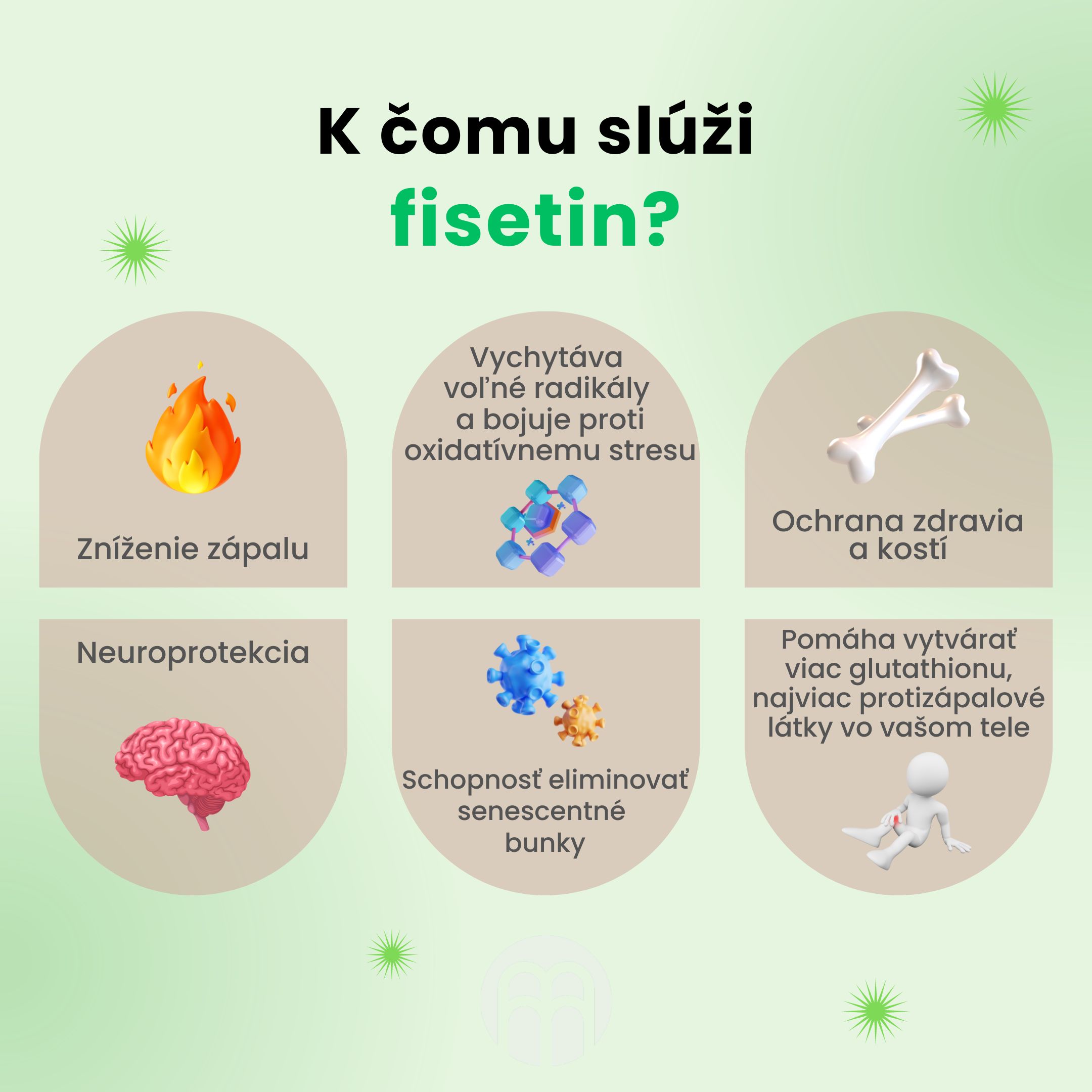 K čemu slouží fisetin