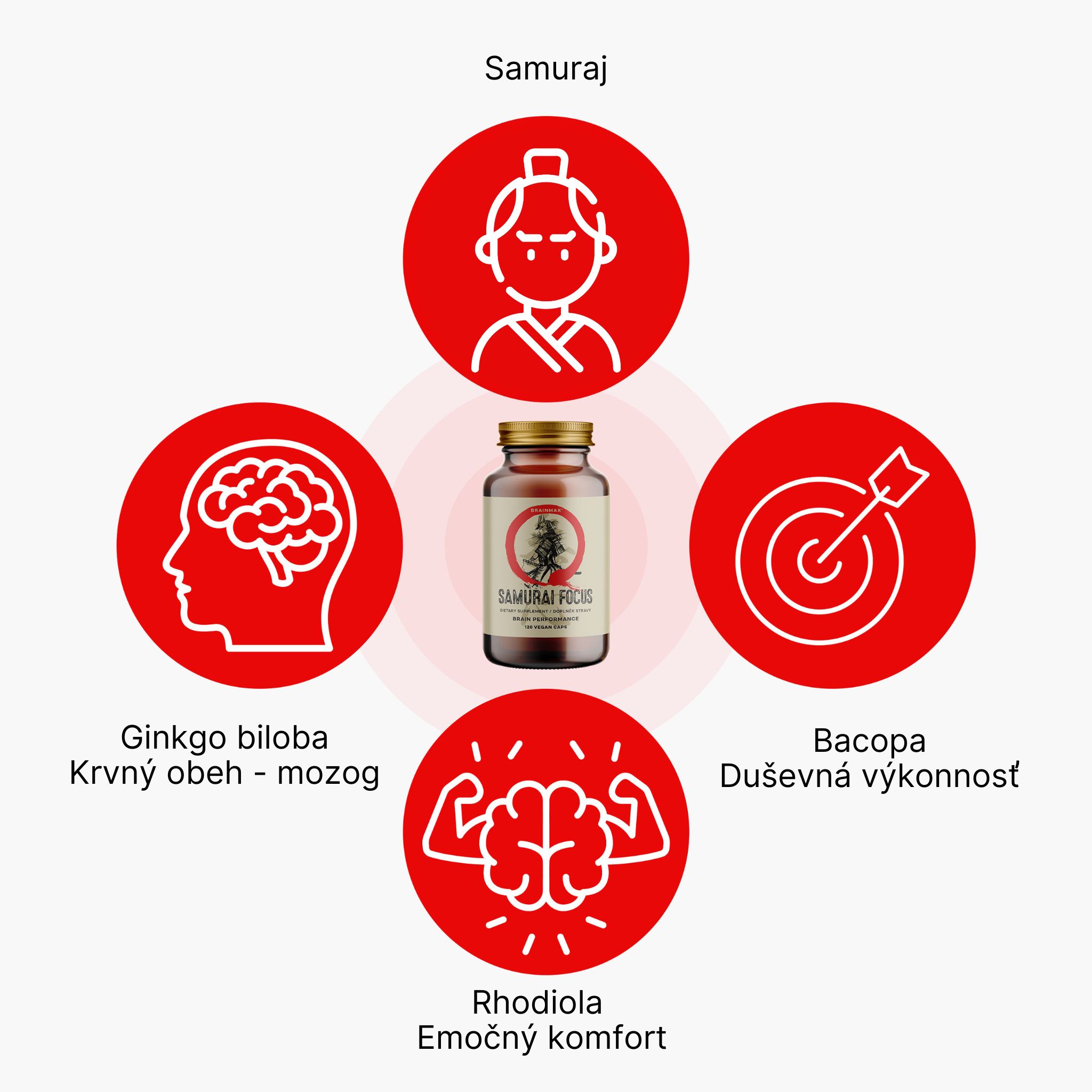 samurai focus - infografika vyhody