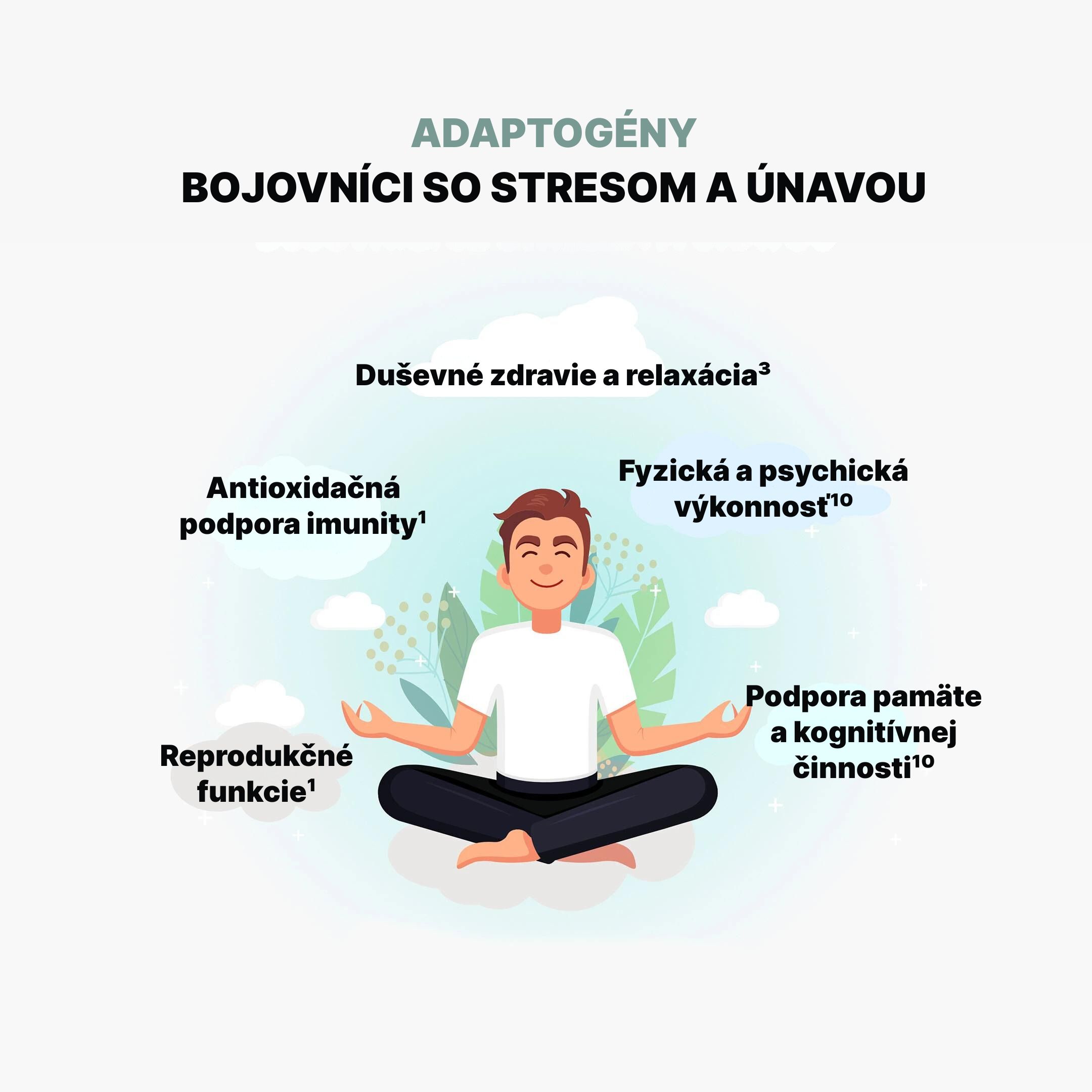 ADAPTOGENY BOJOVNÍCI SE STRESEM A ÚNAVOU