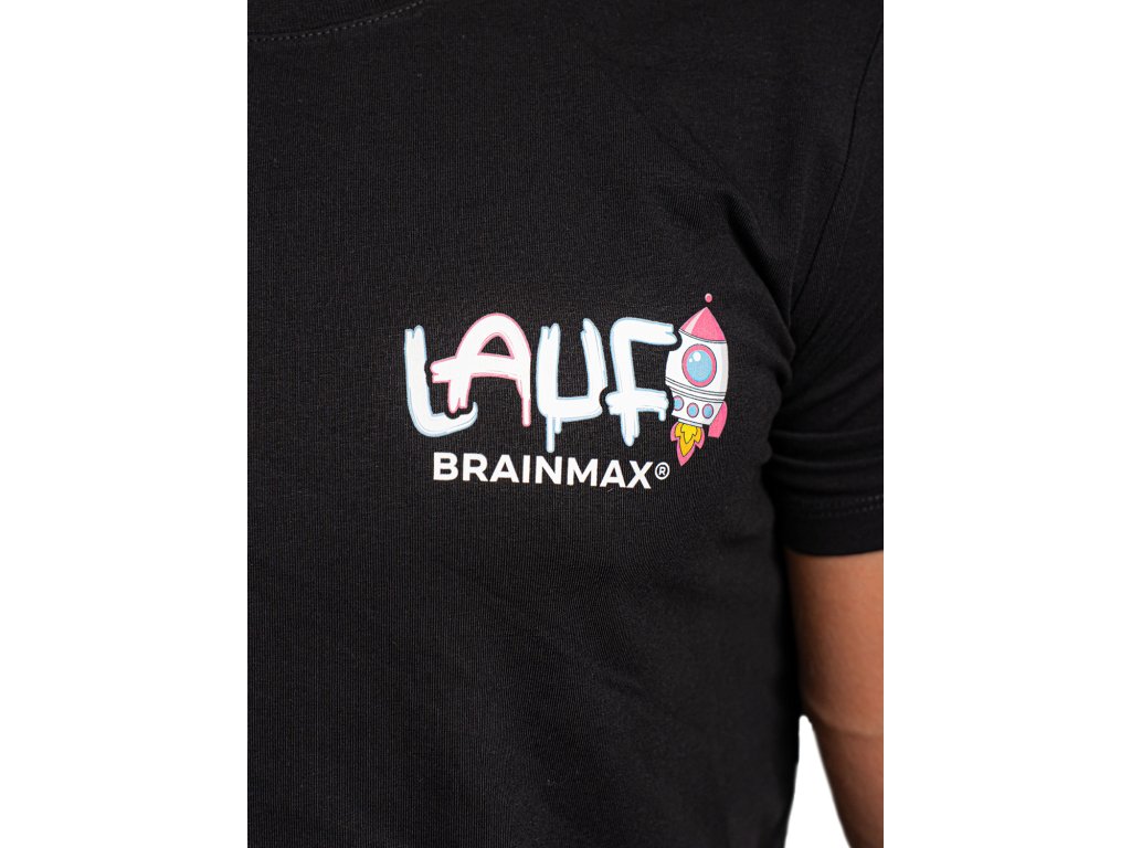 Triko BrainMax Lauf pánské, černé Velikost: XL Obrázek