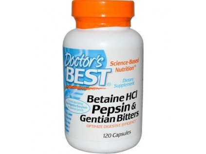 Betaine HCl + Pepsin & Gentian Bitters