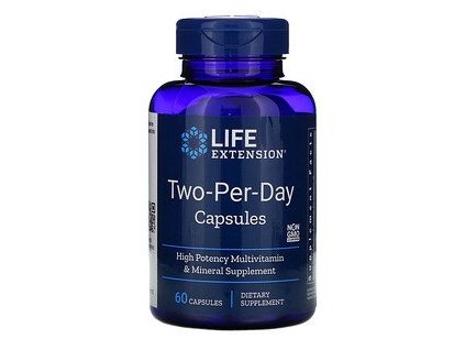 18434 life extension two per day multivitamin 60 kapsli