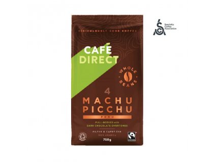 Cafedirect BIO Machu Picchu SCA 82 zrnkova kava 750g