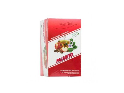 37295 yerba mate pajarito cajove sacky 20x3g jablko se skorici