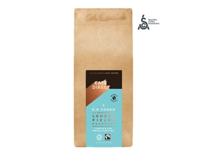 Cafedirect BIO Zrnkova kava Congo SCA 84 s tony medu a horke cokolady 1kg