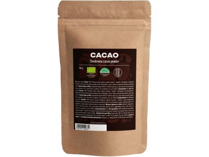 BrainMax Pure Cacao, bio kakao z Peru, 500 g  *CZ-BIO-001 certifikát