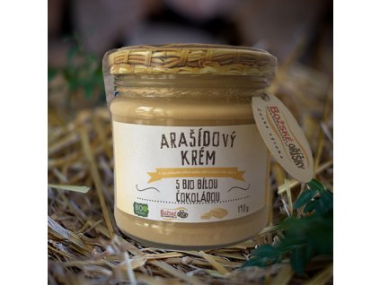 20351 bozske orisky arasidovy krem s bio bilou cokoladou 190g