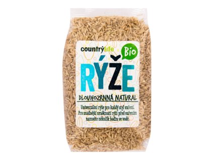 15968 countrylife ryze dlouhozrnna natural bio 500g