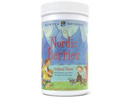 Nordic Naturals Nordic Berries Multivitamin Original Flavor 200 gummy berries