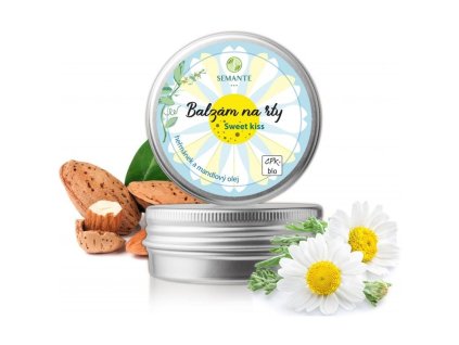 ochranny balzam na rty s hermankem sweet kiss bio 30 ml
