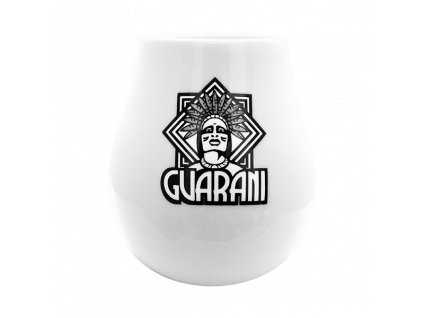 eng pl Gourd ceramic white with logo Guarani 2634 2
