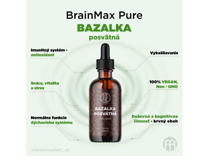 BAZALKA POSVATNA Tinktura BrainMax Pure JPG ESHOP