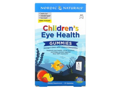 33270 nordic naturals children s eye health zdravi oci jahoda 30 gumovych bonbonu