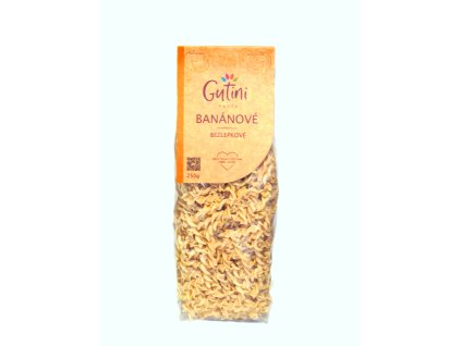 33297 gutini bananove testoviny bezlepkove bez kukuricne mouky 250 g