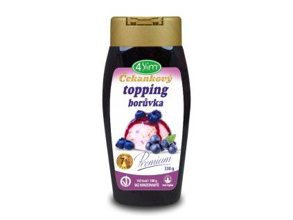 34776 4slim cekankovy topping boruvka 330 g