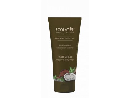 37341 ecolatier peeling na nohy krasa a oziveni kokos 100 ml