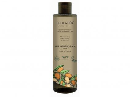 37407 ecolatier 2v1 sampon a balzam na vlasy argan 350 ml