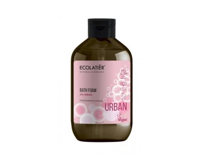 37395 ecolatier urban relaxacni pena do koupele granatove jablko a mango 600 ml