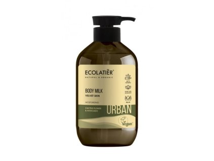37425 ecolatier urban telove mleko na suchou a citlivou pokozku kaktusovy kvet a avokado 400 ml