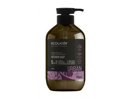 37401 ecolatier urban univerzalni tekute mydlo do kuchyne bazalka 600 ml