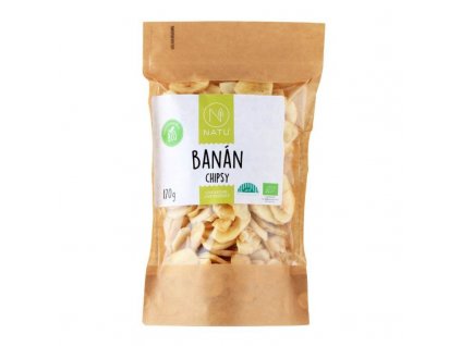 banan chipsy bio 170g