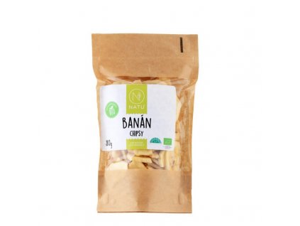banan chipsy bio 80g