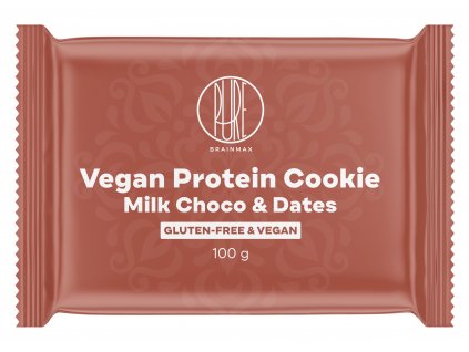 milk choco dates vegan protein cookie JPG