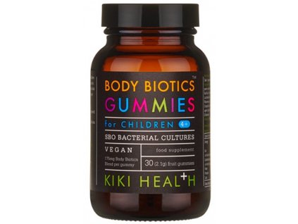 kiki health body biotics gummies detska probiotika 30 bonbonu original