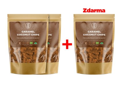2+1 kokos chipsy karamel