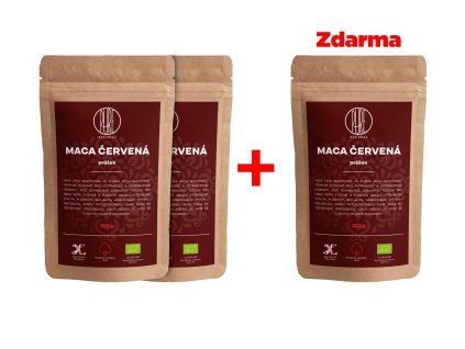 2+1 maca cervena prasek