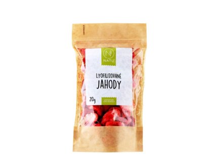 lyofilizovane jahody platky 20g