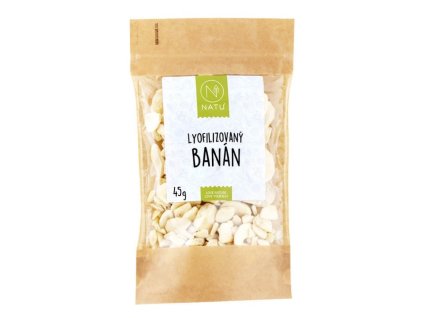 lyofilizovany banan platky 45g