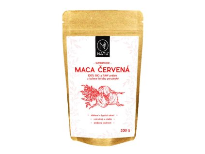 maca cervena bio prasek 200g