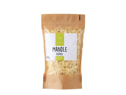 mandle platky 200g