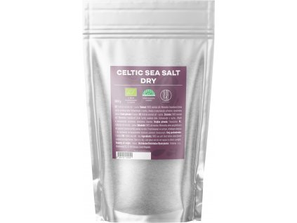 BrainMax Pure Keltská morská soľ, suchá, 1000 g  Keltská mořská sůl
