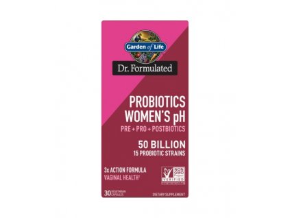 dr. formulated probiotics womens pH 50 billion 30 kapsli 500x600