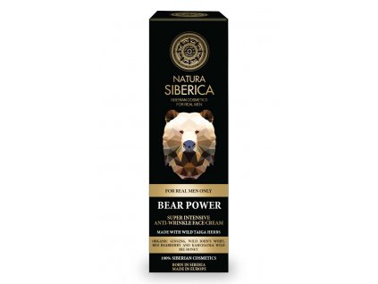 262 natura siberica muzi krem proti vraskam sila medveda 50 ml